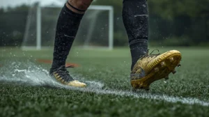Football Boots Wet