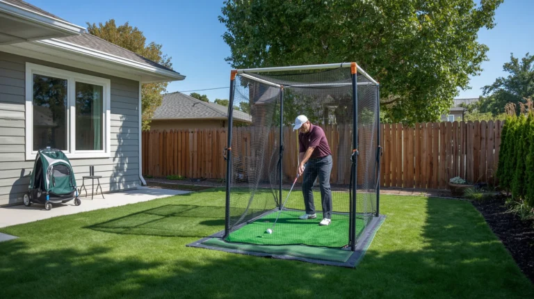 Finding Space for a Golf Practice Net at Home