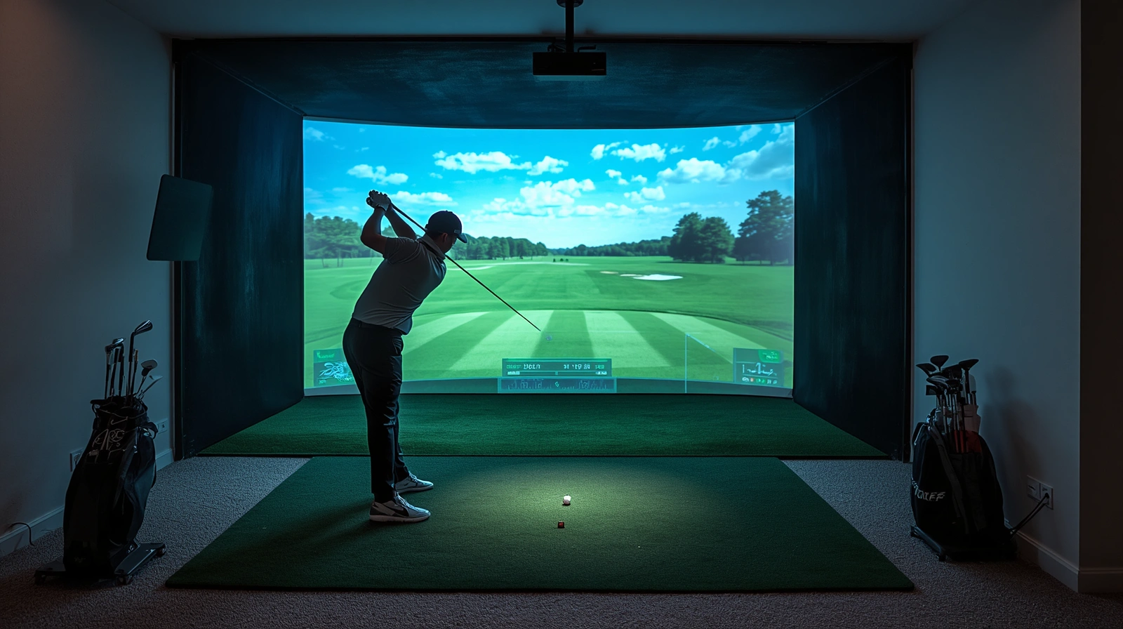 Home Golf Simulators for Indoor Practice Home Golf Practice